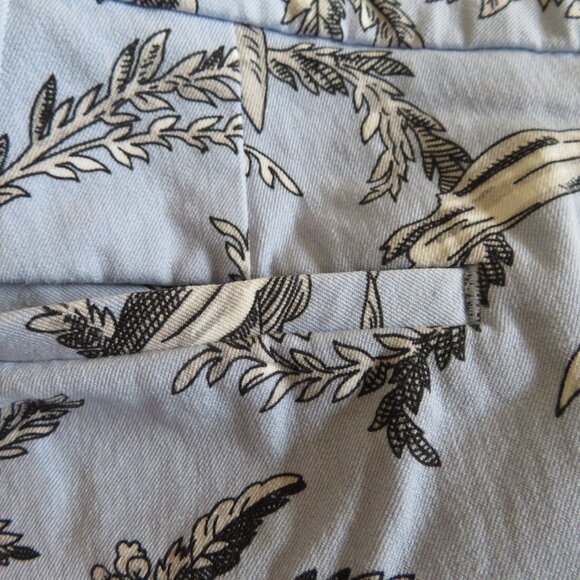 Talbots Chatham Ankle Pants, Size 6, Blue/Black/White Floral Print - EUC - Picture 6 of 7